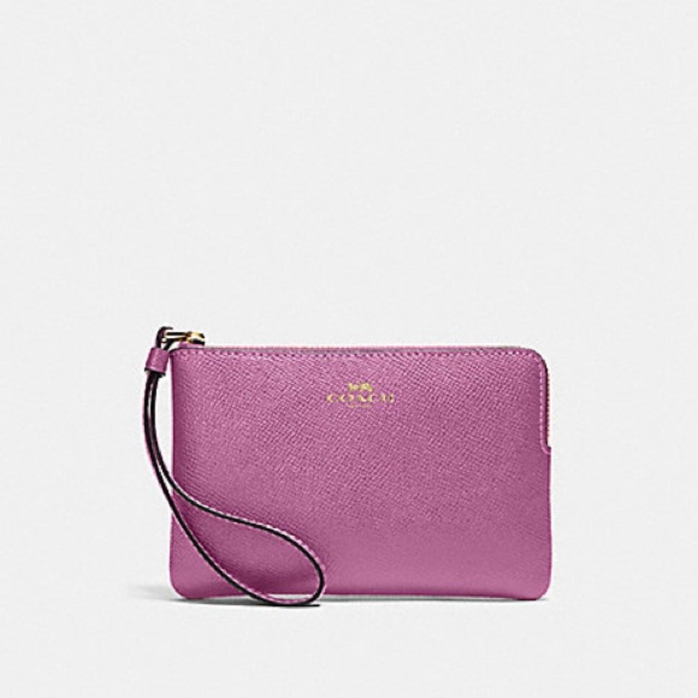 Coach outlet lilac wristlet